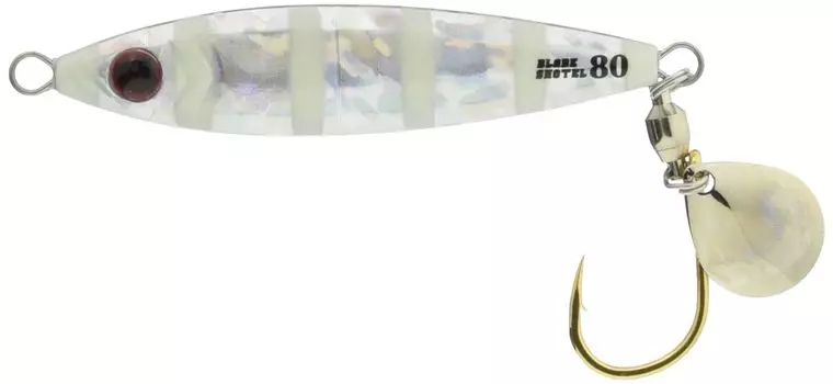 129BS Blade Shortel 80g Zebra Glow Shout! #24