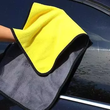 12/1Pcs Microfiber Car Washing Towel Water Absorbent Car Window Glass Detailing Cleaning Cloths Auto Drying Towels Washing Rags 1PCS