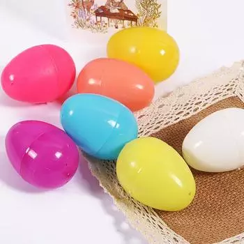 12/24 шт однотонные пасхальные яйца начинка DIY ремесло декор вечерние сувениры детские игрушки 12pcs