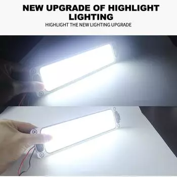 12-24 В COB Light 16 Вт супер яркая холодная белая светодиодная лампа для лодки, грузовика, внедорожника, автомобиля, внутреннее освещение, лампа для чтения с выключателем вкл./выкл.