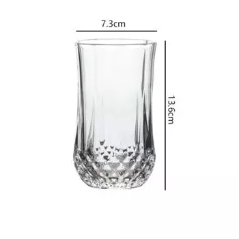 12,4 унции 360 мл Diamond Whisky Cup Большая емкость для иностранных винных бокалов для бара, бокал для классического коктейля Mojito, кружки для газировки 1pcs