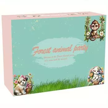 12 Animals DIY Diamond Ornaments Scene Box Diamond Painting Tabletop Ornaments Kit Desktop Diamond Art Kits for Adults Beginner