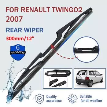 12 Car Rear Windshield Soft Rubber Wiper HD Quiet Automotive Wiper Car Accessories For Renault Twingo2 2007