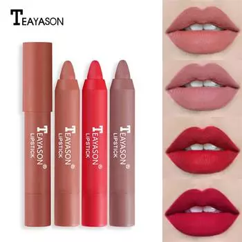 12 цветов губной помады, матовая бархатная воздушная губная помада, водостойкая губная помада-карандаш