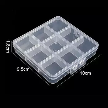 12 Grids, 20 Grids, 24 Grids Removable Storage Box, Transparent Pp Plastic Box, Tool Finishing Packaging Box.