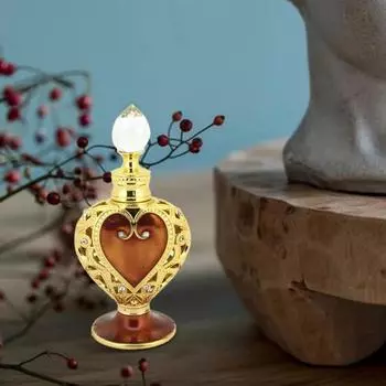12 мл старинный флакон для эфирного масла в форме сердца любви стеклянный дорожный пустой флакон для духов фиолетовый