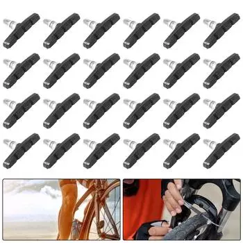 12 пар тормозных колодок по 24 шт. для V-brake симметричные велосипедные тормозные колодки 70 мм