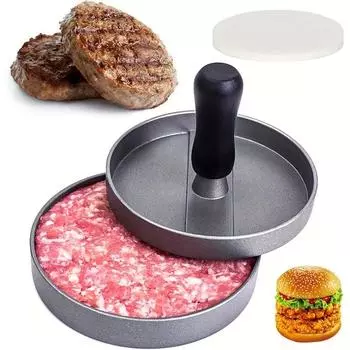 12 см пресс для гамбургеров, мясорубка, пресс для стейков, котлет, крокеты, кухонный инструмент для приготовления гамбургеров, аксессуары для закусочной
