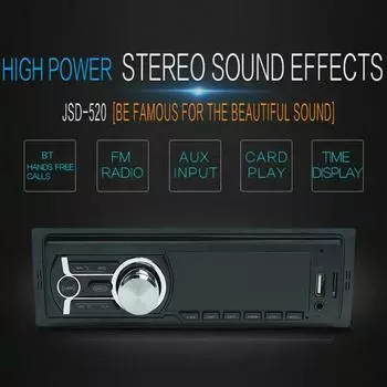 12 В 2X10 Вт/4x16 Вт Автомобильный MP3-плеер Стерео Hands-Free Звонок Совместимый с Bluetooth Автомобильный Грузовик Аудио Радио Вход AUX FM Радио Цифровое Радио 128MB