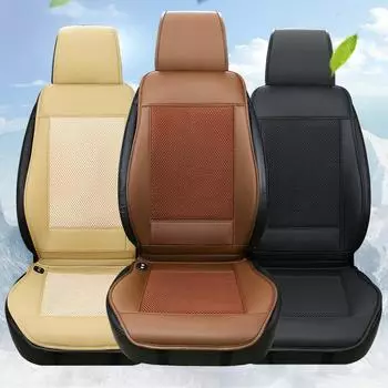 12 В 3D Spacer Car Summer Cool Air Подушка для сиденья с быстрым продувом Вентиляционное сиденье Охлаждающее седло чёрный