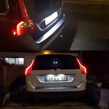 12 В автомобильные светодиодные фонари номерного знака задние фонари CanBus автомобильные аксессуары для VOLVO XC90 XC60 S60 S40 V60 C70 S80 V50 XC70 V70 6000-6500K белый