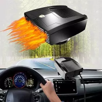 12 В портативный автомобильный обогреватель для автомобильных стекол, запотевающий 200 Вт, электрический воздушный охлаждающий вентилятор, автоматический размораживатель лобового стекла, осушитель против запотевания