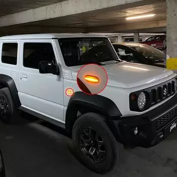 12 В указатели поворота для Suzuki Jimny Mazda Off-road Spiano Truck Chevrolet Cruze Светодиодные мигающие боковые габаритные огни для автомобиля