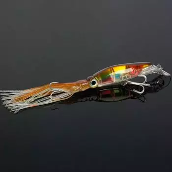 12cm 38g Simulation Squid Fishing Lure Sharp Fishing Bait Mino Floating Squid Hard Bait Carp style 2