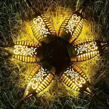 12LED солнечный фонарь с пламенем, мерцающий свет, водонепроницаемое украшение для сада, уличный газон, дорожка, двор, патио, торшер
