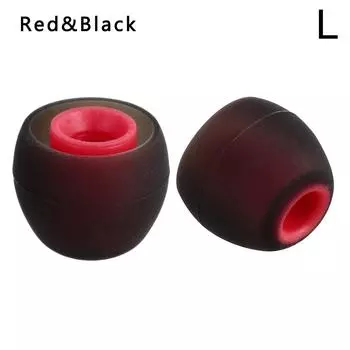 12pcs 3.8mm Rubber Soft Headphone Earbuds In-ear Earphone Silicone Ear Tips Ear pads cushion L