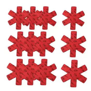 12Pcs Anti Slip Pad Pot Pan Protectors for Nonstick Skillet Frying Pans Gray серый