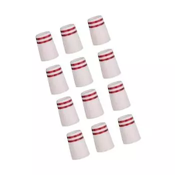 12Pcs Golf Iron Ferrules for Tip Iron Wedge Size .355 End Caps красный