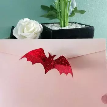 12 шт. Хэллоуин 3D самоклеящиеся имитация вспышки летучей мыши настенный декор DIY праздничные принадлежности украшения чёрный