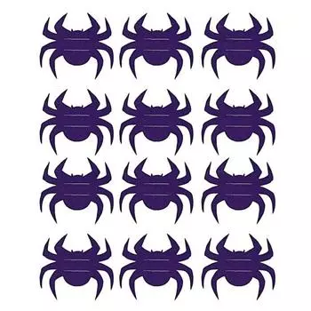 12Pcs Halloween Bat Spoon Fork Holder Spooky Pumpkin Skeleton Ghost Spider Black Cat Cutlery Felt Cover Holiday Party Dining Table Decoration H