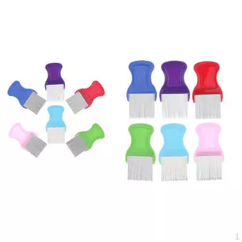 12Pcs Stainless Louse Nit Comb Lice For Adults Kids Pet Removal