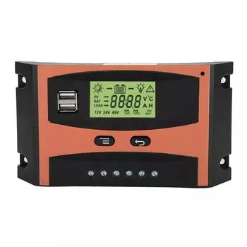 12V24V MPPT регулятор солнечной панели ЖК-экран автоматический контроллер аккумулятора 60A