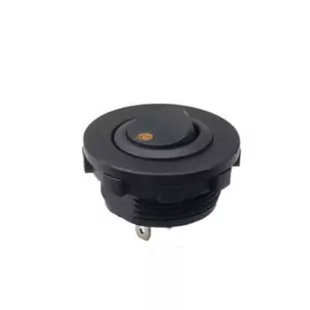 12V 20A/24V 10A 3Pin Round Rocker Toggle ON/OFF Switch LED Indicator Switch for Car Boat Truck SPST Button Switch Auto Accessory красный