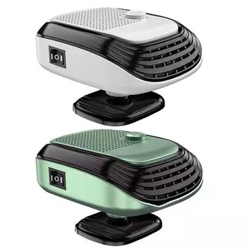 12V/24V Portable Car Heater 150W Window Defroster Demister 2 in 1 Defogging Defrosting Heating Fan Windshield Defroster Demister