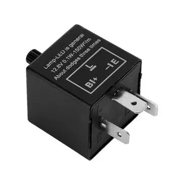 12V 3-контактное регулируемое светодиодное мигающее реле для указателя поворота