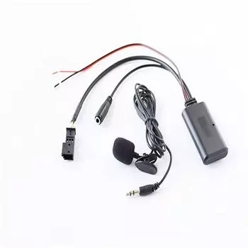 12V 3PIN Car Audio bluetooth 5.0 HIFI Cable Adaptor Microphone For BMW E54 E39 E46 E38 E53 X5