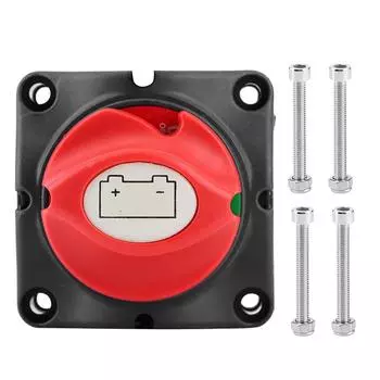 12V 600A Battery Power Isolator Master Disconnect Cut Off Two Level Switch for RV Yacht Battery Disconnection Disconnect Switch
