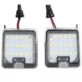 12V Подсветка боковых зеркал 2 шт. Аксессуары Ярко-белый