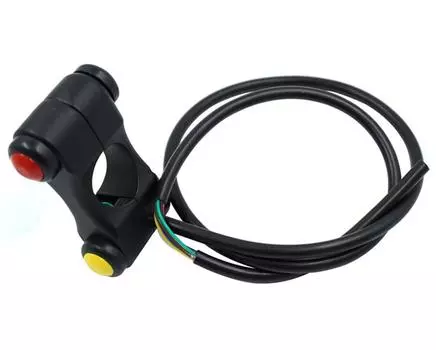 12V Universal 7/8 22mm Motorcycle ATV Handlebar Headlight Horn Switch 3-Buttons
