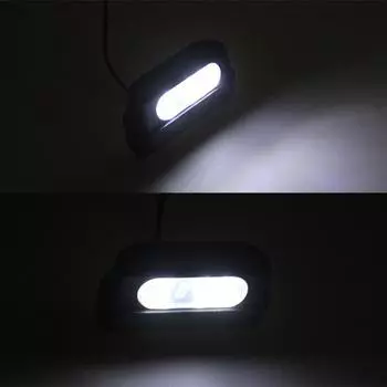 12V Universal Motorcycle 4Led License Plate Light 0.2W Rear License Plate Light With Emark onesize