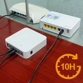 13200 мАч 5 В 9 В 12 В 19 В USB UPS Бесперебойный резервный источник питания с кабелем 5,5x2,5 мм для WiFi роутера модема камеры UPS
