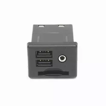 13581213 Black Center Console Auxiliary Jack USB SD Card Input For Cadillac GMC