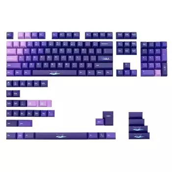 139Keys Aurora Borealis Keycaps Set KCA Height PBT Dye Sub Keycap для механической игровой клавиатуры GK61/64/68/75 GMMK