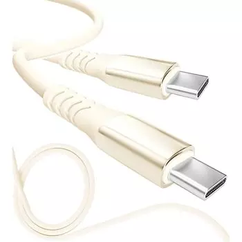 13 цветов 4 длины PD быстрый 15 Вт 60 Вт 100 Вт 100% силикон Сверхпрочный USB-A Type-C на Type-C [официальный представитель inklink в Японии] Зарядный кабель для iPhone