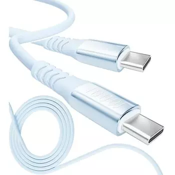 13 цветов 4 длины PD быстрый 15 Вт 60 Вт 100 Вт 100% силикон Сверхпрочный USB-A Type-C на Type-C [официальный представитель inklink в Японии] Зарядный кабель для iPhone