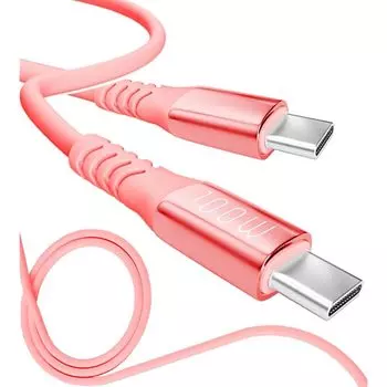13 цветов 4 длины PD быстрый 15 Вт 60 Вт 100 Вт 100% силикон Сверхпрочный USB-A Type-C на Type-C [официальный представитель inklink в Японии] Зарядный кабель для iPhone
