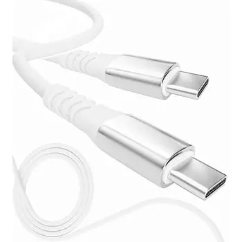 13 цветов 4 длины PD быстрый 15 Вт 60 Вт 100 Вт 100% силикон Сверхпрочный USB-A Type-C на Type-C [официальный представитель inklink в Японии] Зарядный кабель для iPhone