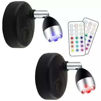 13 цветов беспроводной прожектор на батарейках RGB с коробкой для спальни у кровати A