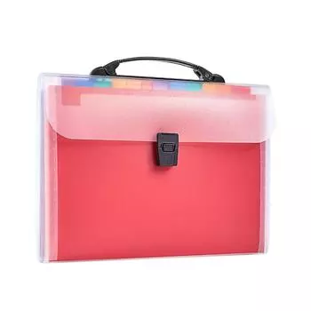 13 Layers A4 Handheld File Bag Transparent Student Bellows Bag Test Paper Storage Bag Student 13 Layers