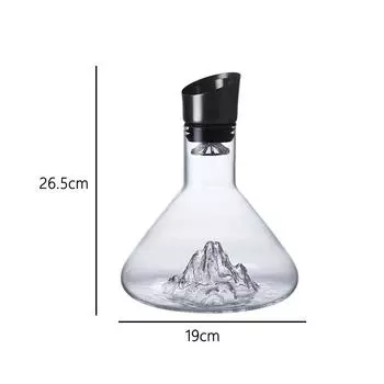 1400 мл/1600 мл хрустальный графин Iceberg бытовой диспенсер для красного вина премиум-класса бокал для вина бар роскошный горшок для вина изысканная банка для виски
