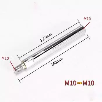 140mm Angle Grinder Extension Connecting Rod M14 Thread Adapter Rod for Rotary Polishing Pad Grinding Connection