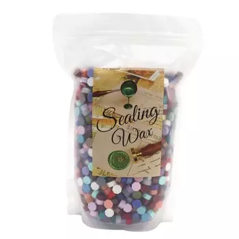 1450Pcs Seal Stamp Wax Colorful Octagonal Sealing Wax Beads for Envelopes Wedding Invitation