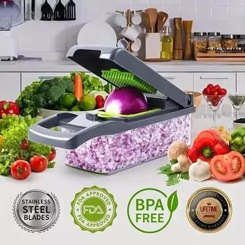 14/16 в 1 новый многофункциональный измельчитель овощей ручка решетка для еды измельчитель овощей ломтерезка нарезка кубиками кухонные принадлежности Cocina