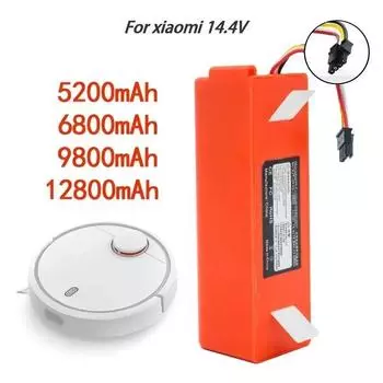14,4 В литий-ионный аккумулятор для робота-пылесоса Xiaomi Roborock S50 S51 S55 запасной аксессуар 5200mAh