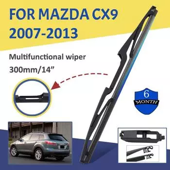 14 Car Rear Windshield Soft Rubber Wiper HD Quiet Automotive Wiper Car Accessories For Mazda CX9 2007-2013