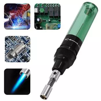 14 шт. Портативный паяльник, газовый паяльник-ручка, бутановый беспроводной сварочный пистолет, горелка с регулируемым пламенем, наконечник паяльной лампы